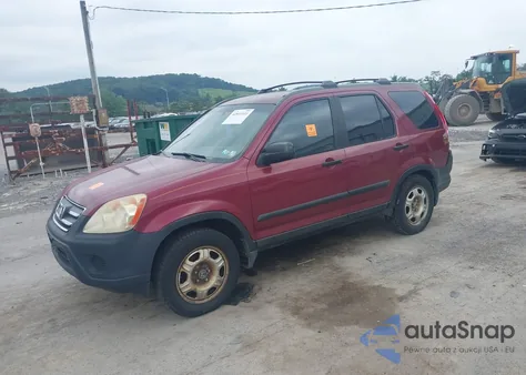 2006 Honda Cr-V Lx из США, поврежденный, VIN SHSRD68596U400687